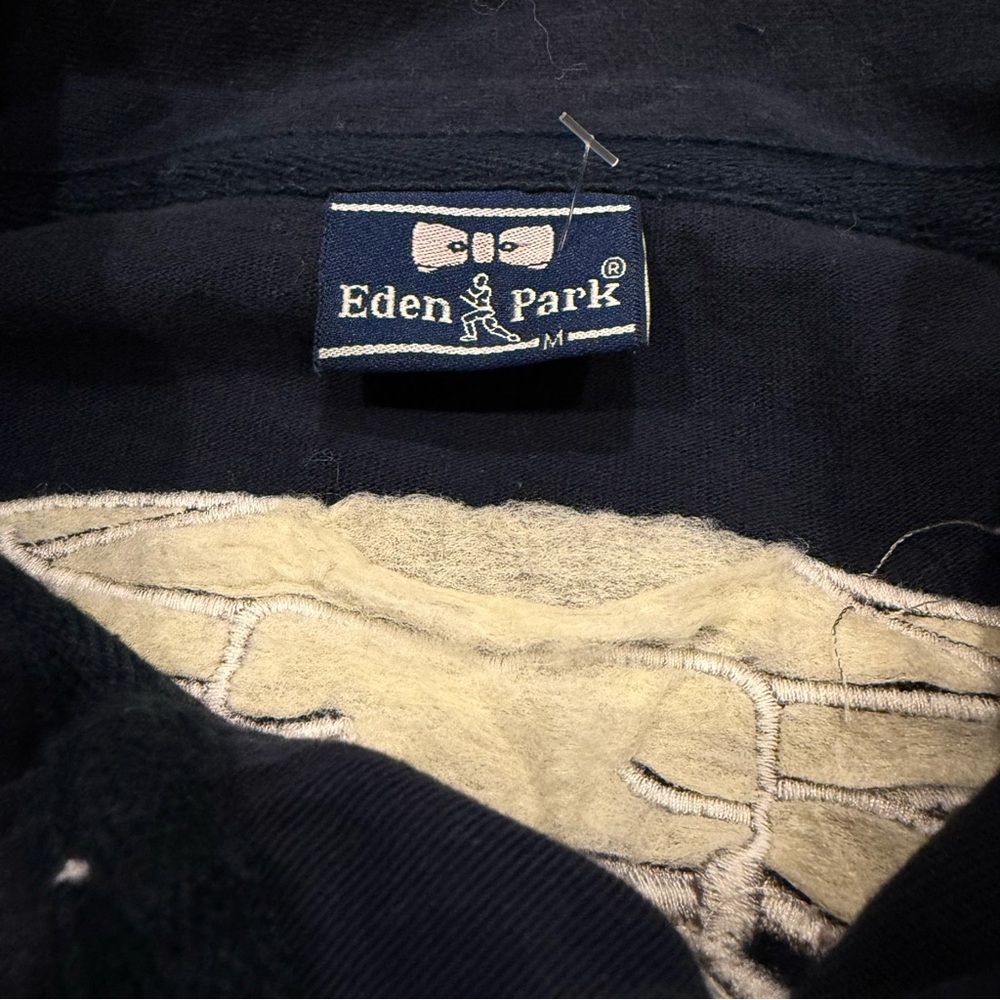 Eden Park Navy Gold Cream Long Sleeve Jersey Bulls Rugby Shirt size M - Picture 5 of 7